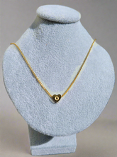 Load image into Gallery viewer, Heart Engraved Minimalist Pendant Initial O-Chain Gold-Plated Personalized Necklace