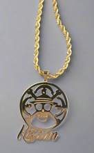 Load image into Gallery viewer, One Piece 14k Gold-Plated Stainless Steel Personalized Necklace - Customizable Pirate Jewelry