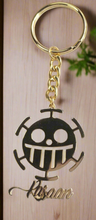 Load image into Gallery viewer, Anime 14k Gold-Plated Personalized Keychain - Stylish and Unique
