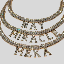 Load image into Gallery viewer, HMU Ladies CZ Iced Out Personalized Necklace