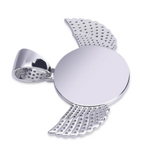 Load image into Gallery viewer, Angel Wings Personalized Photo Pendant Necklace