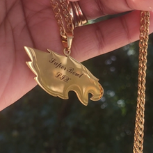 Load image into Gallery viewer, Custom Stainless Steel Eagles Pendant Necklace – Personalized Nameplate Jewelry