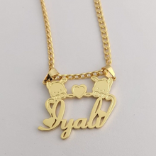 Load image into Gallery viewer, Pochacco Heart Pendant Necklace