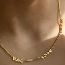 Load image into Gallery viewer, Personalized Multi Name Necklace 1-5 Names for Mom