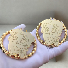 Load image into Gallery viewer, Betty Twisted Custom Made Bamboo Earrings