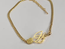 Load image into Gallery viewer, Hello Kitty or Any Character Personalized Anklet for Women