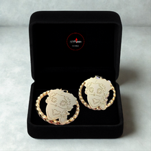 Load image into Gallery viewer, Betty Twisted Custom Made Bamboo Earrings