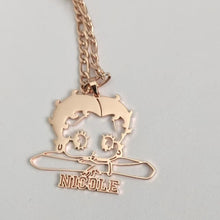 Load image into Gallery viewer, Betty Boop Personalized Necklace