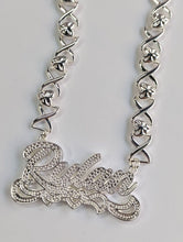 Load image into Gallery viewer, Sale XOXO Set Personalized Earrings & Double Plated Necklace with Diamond Cut Hearts