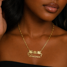 Load image into Gallery viewer, New Personalized Characters "Hello Kitty or Any Character" Heart Pendant Necklace