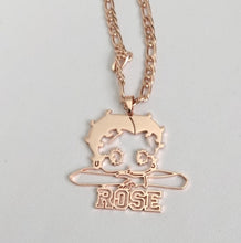 Load image into Gallery viewer, Betty Boop Personalized Necklace
