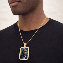 Load image into Gallery viewer, Custom Photo Pendant Necklace, Memorial Necklace, Personalized Picture Necklace, 3A Zircon Pendant Gift