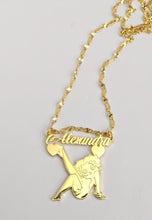 Load image into Gallery viewer, Personalized Custom Made Betty Boop Pendant Necklace