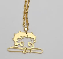 Load image into Gallery viewer, Betty Boop Personalized Necklace