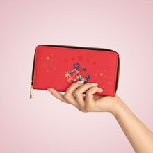 Load image into Gallery viewer, Custom Made Anchor Design Zipper Wallet