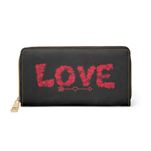 Load image into Gallery viewer, Custom Made Love Print Design Zipper Wallet