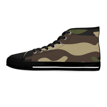 Load image into Gallery viewer, HMU Ladies Brand Camouflage Custom Design Women's High Top Sneakers