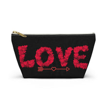Load image into Gallery viewer, Custom Made Love Accessory Pouch w T-bottom