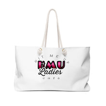 Load image into Gallery viewer, HMU Ladies Café Brand Weekender Bag