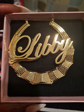 Load image into Gallery viewer, Bamboo Style Custom Earrings