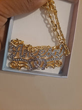 Load image into Gallery viewer, Double Plated Heart with Birthstone Custom Made Necklace