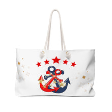 Load image into Gallery viewer, Anchor Print Custom Design Weekender Bag