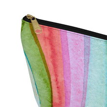 Load image into Gallery viewer, Abstract Custom Made Accessory Pouch w T-bottom