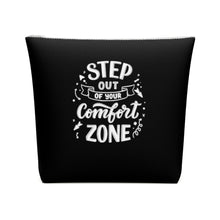 Load image into Gallery viewer, Step Out of your Comfort Zone Print Cotton Cosmetic Bag