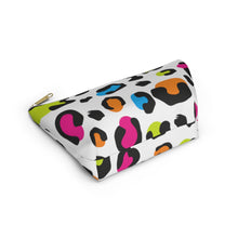 Load image into Gallery viewer, Animal Print Accessory Pouch w T-bottom