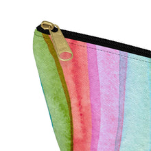 Load image into Gallery viewer, Abstract Custom Made Accessory Pouch w T-bottom