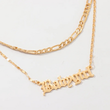 Load image into Gallery viewer, Double Layered Personalized Necklace