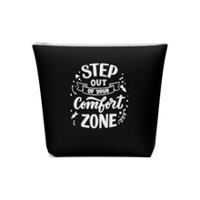 Load image into Gallery viewer, Step Out of your Comfort Zone Print Cotton Cosmetic Bag