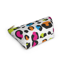 Load image into Gallery viewer, Animal Print Accessory Pouch w T-bottom