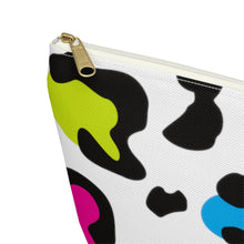 Load image into Gallery viewer, Animal Print Accessory Pouch w T-bottom