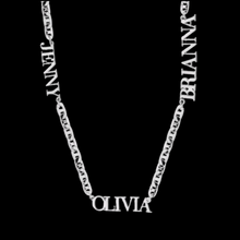 Load image into Gallery viewer, Cuban Link Personalized Necklace 1-3 Names for mom