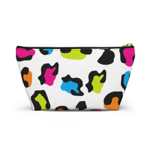Load image into Gallery viewer, Animal Print Accessory Pouch w T-bottom