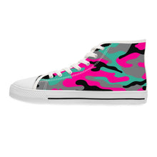 Load image into Gallery viewer, HMU Ladies Brand Camouflage Custom Design Women's High Top Sneakers