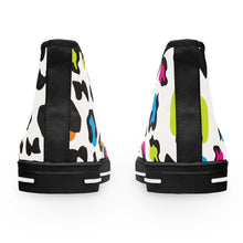 Load image into Gallery viewer, Animal Print Custom Design Women's High Top Sneakers