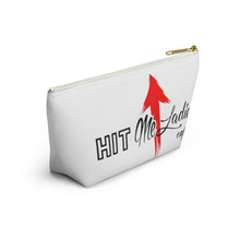 Load image into Gallery viewer, HMU Ladies Brand Accessory Pouch w T-bottom