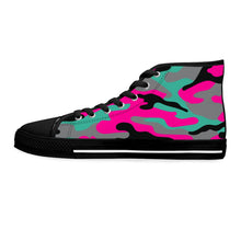 Load image into Gallery viewer, HMU Ladies Brand Camouflage Custom Design Women's High Top Sneakers