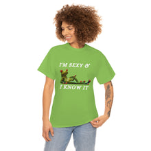 Load image into Gallery viewer, I'm Sexy & I Know It Unisex Heavy Cotton Tee