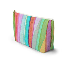 Load image into Gallery viewer, Abstract Custom Made Accessory Pouch w T-bottom