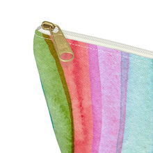Load image into Gallery viewer, Abstract Custom Made Accessory Pouch w T-bottom