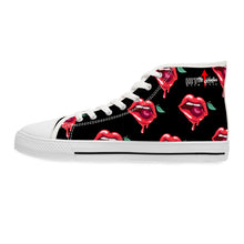 Load image into Gallery viewer, Lip with Cherry Brand Custom Design Women's High Top Sneakers