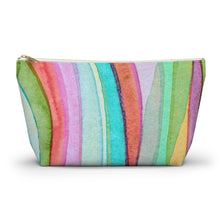 Load image into Gallery viewer, Abstract Custom Made Accessory Pouch w T-bottom