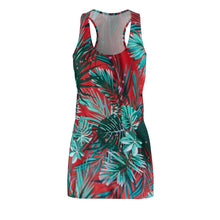 Load image into Gallery viewer, Floral Print Women's Cut & Sew Racerback Dress