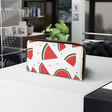 Load image into Gallery viewer, Custom Made Watermelon Design Zipper Wallet