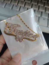 Load image into Gallery viewer, Butterfly Personalized CZ Necklace