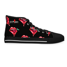 Load image into Gallery viewer, Lip with Cherry Brand Custom Design Women's High Top Sneakers