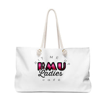Load image into Gallery viewer, HMU Ladies Café Brand Weekender Bag